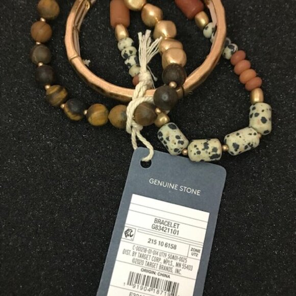 3/$25 NWT Universal Thread 3-Piece Beaded Bracelet Set Perfect Stocking Stuffer - Picture 6 of 7